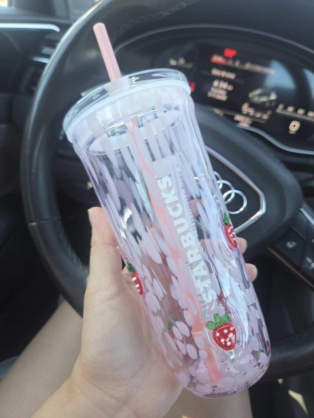 Starbucks Summer Glass Straberry Cup